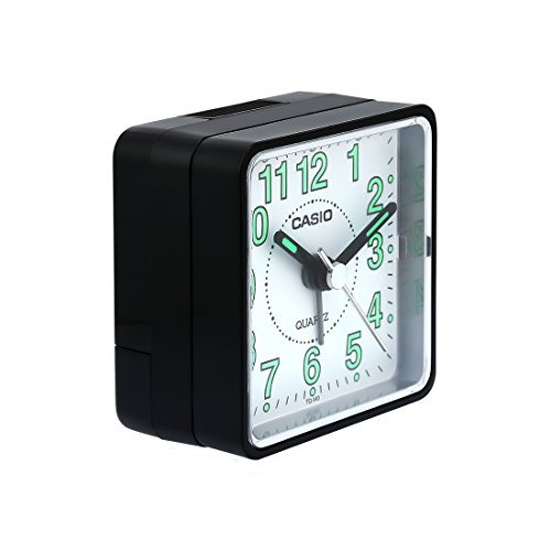Casio TQ-140-1B Tq140 Travel Alarm Clock - Black - Image 3