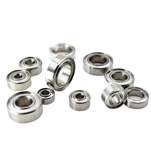 Rodamientos de cerámica para carrete de pesca de acero inoxidable blindados ZZ de 4x11x4mm