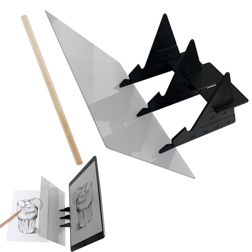 Zeichenprojektor Handy DIY Zeichenbrett Projektor 13,5x20cm Optik Zeichenprojektor Optical Drawing Projector Tracing Board DIY Sketch Painting Zeichnungsprojektor für Kinder, Anfänger, Künstler