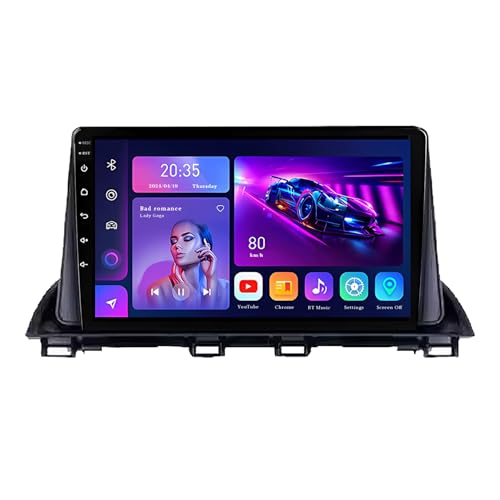 Autoradio GPS 9 pouces tactile pour voyager en Mazda 3 et CX-4