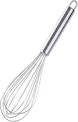 Fuê, Fouet Premium Manual em Aço Inoxidável, Batedor de Ovos, Massas Leves, Panquecas e Claras, Utensílio de Cozinha Prático e Resistente