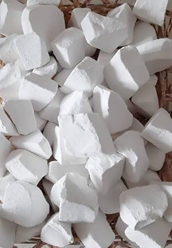 Kaolin Edible Clay Chunks | 100% Natural & Food Grade | White Kaolin Chunks f...