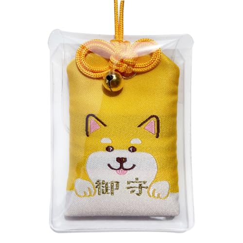 Image of Handmade Traditional Japanese Omamori Blessing Lucky Amulet for Good Health /Happiness /Stay Away from Diseases Luck Hanging Fortune Bag Gifts for pet Lovers