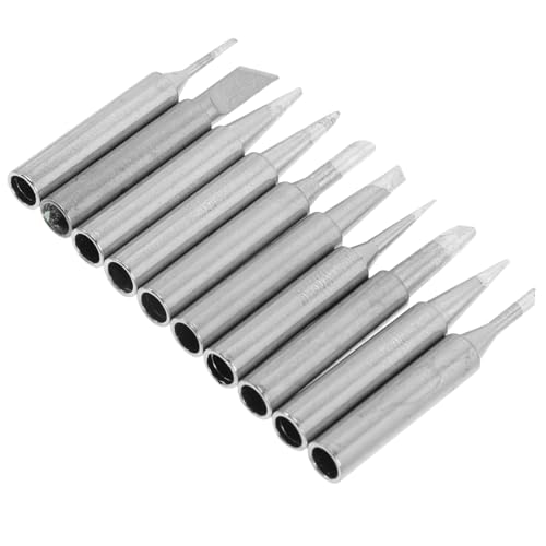 Angoily 1 Juego Punta De Repuesto De Hierro De Soldadura Mandril De Anillo Limpiador De Puntas De Soldadura Kit De Soldadura De Joyas Flujo De Soldadura Herramienta Lupa Silver Cobre