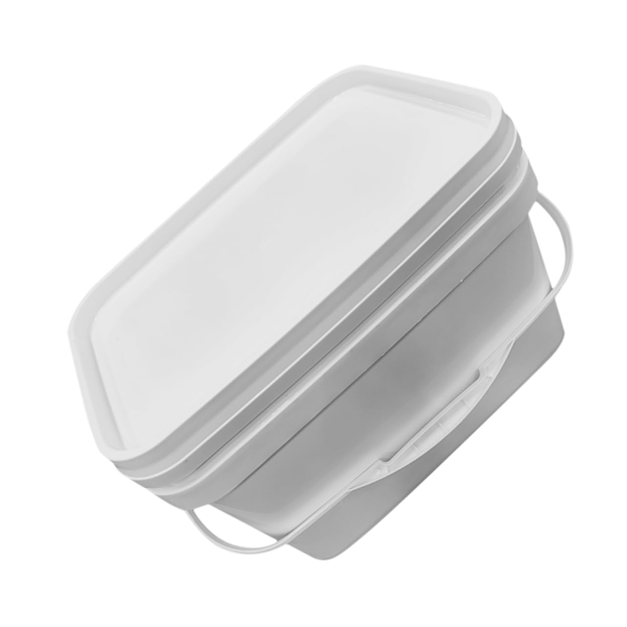 Secchio per Pittura in Plastica Pp 10 Litri con Coperchio e Manico, Contenitore per Vernice Leggero e Resistente, Secchio di Stoccaggio Multiuso per Conservazione Pigmenti