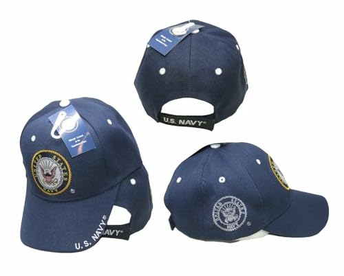 Gorra con Emblema Letras US Navy Azul miniatura 3