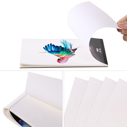 Image of Mr. Pen- Disposable Paint Palette Paper Paint Pad, 6 inch x 9 inch, 40 Sheets (Pack of 2)