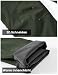 Rdruko Softshellhose Damen Winter Skihose Wasserdicht Thermohose Gefüttert Warm Winterhos Outdoorhose Wanderhose Trekkinghose mit Taschen (Rein Olivgrün, M)