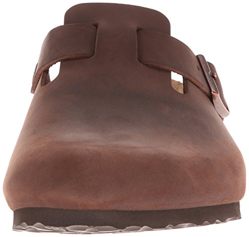 Image of Birkenstock Unisex Boston Soft Footbed, Habana Oiled Leather, 42 N EU