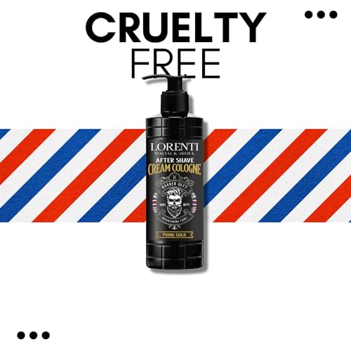 Lorenti Aftershave Cream Cologne Barber Quality, Heals Skin, Nourishes, Long Lasting Smell, and Calms Down Burn - For All Skin Types 13.5 Fl Oz (Prime Gold) - Image 4