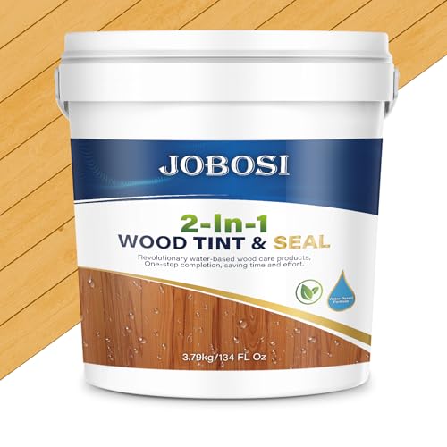 Wood Sealer，Light Oak Wood Sealant，1 Gallon Waterproof Woodsealer，Wood -Sealers with Finish | Maximum Durability ，Wood-Sealant use for Indoors and Outdoors， Pine, Fir and Treated All Wood Types