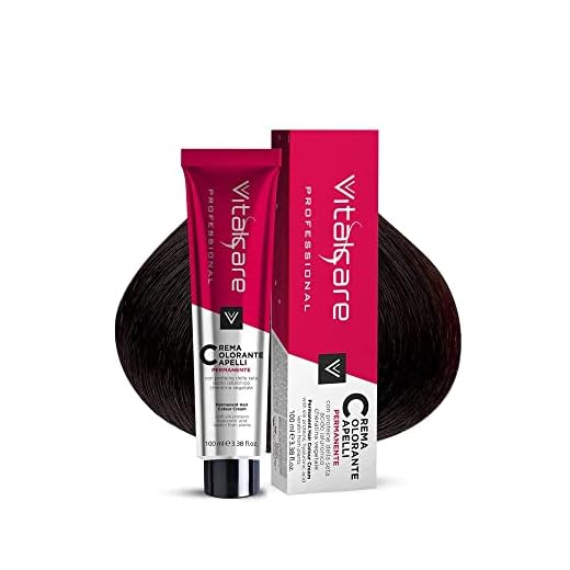 Vitalcare | Professional - Colorazione Permanente Professionale, Crema Colorante Capelli, Tintura Capelli con Proteine della Seta, n° 1/00, Nero, 100ml