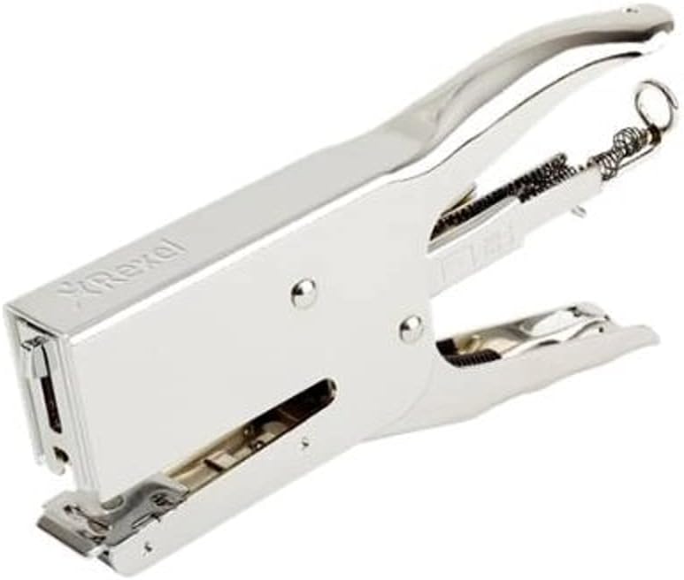 RexelMetal Plier Stapler 55mm Throat Depth Silver (40 Max Sheet Capacity)