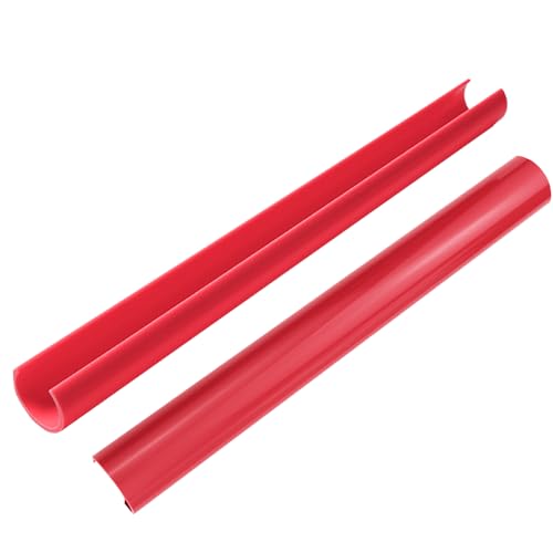 Image of V Brace Grille Inserts Stripes Trim fit for BMW V Brace Grill Stripes Front Grill Insert Trims Compatible with BMW E60 F52 V Brace Stripes Cover V Brace Wrap Covers -Red