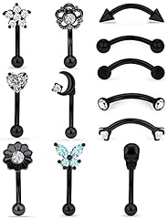 16G Black Rook Piercing Jewelry