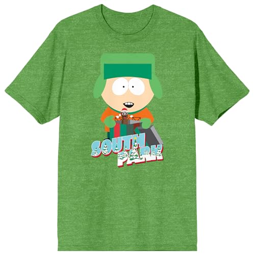 South Park Kyle Broflovski Men's Kelly Green Short Sleeve Tee-3XL