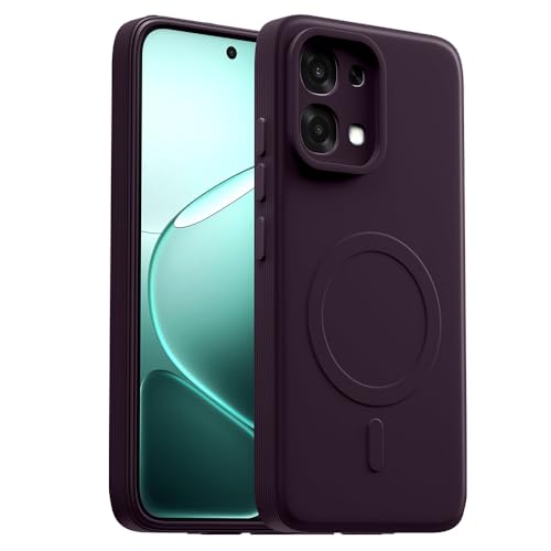 Image of Back Cover for Oppo F31 5G | MagFit Ring Design (Non-Magnetic) | Shockproof Protection | Anti-Slip Grip | Raised Camera Edges | Slim Protective Case for Oppo F31 5G / A6 Pro 5G / 4G (Purple)