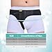 Imagen de Tenbon Hernia Belt Truss Cinturón para hombres y mujeres Lado izquierdo o derecho de apoyo para el dolor de ingle con almohadillas de compresión extraíbles para escroto pre o posquirúrgico