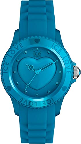 ICE-Watch - Montre femme - Quartz Analogique - Ice-Love - Aber blue - Unisex - Cadran Bleu - Bracelet Silicone Bleu - LO.FB.U.S.11