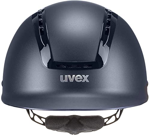 uvex suxxeed Active, Horse Riding Helmet for Women & Men, Navy, M-L - Adjustable & Excellent Ventilated Helmet