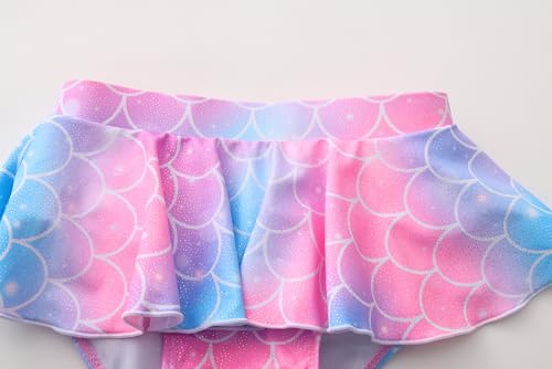 Image of Akokvlar Two Pieces Swimsuit Mermaid Bikinis Tankini Bathing Suit for Little Girls