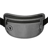 FORMAT COMPACT ET DISCRET Avec ses dimensions de 13×24×0,5 cm, ce sac banane compact peut contenir votre smartphone, vos cartes, vos papiers et vos effets personnels tout en restant fin et discret sous vos vêtements. Doté de deux compartiments principaux fermés par une fermeture éclair et d’une poche filet, il vous aide à rester organisé en déplacement.