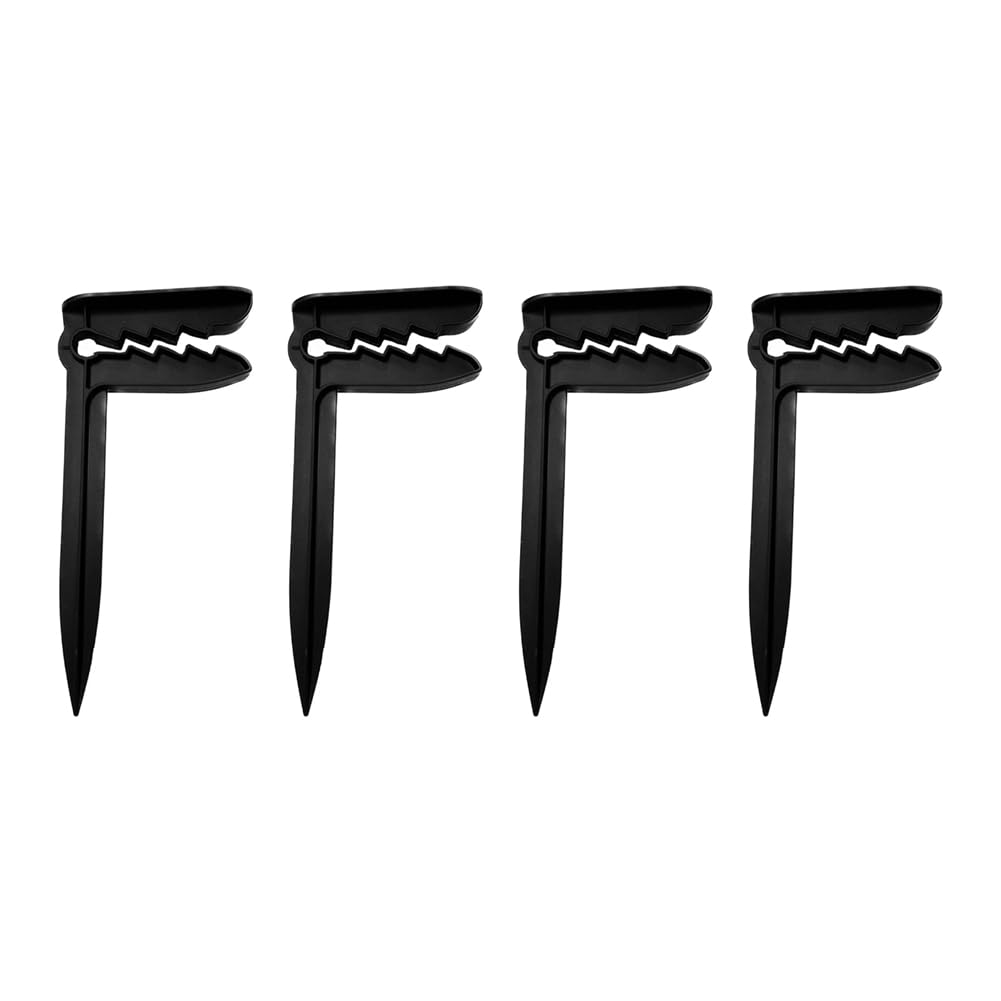 CTRLZS 4PCS Beach Towel Clip Camping Mat Clip Outdoor Clothes Pegs for Sheet Holder Towel Clips Clamp Black