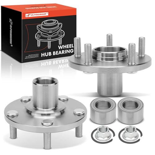 A-Premium 2 x Front Wheel Bearing and Wheel Hub Kit with 5-Lug Compatible with Toyota Camry 1992-2001 L4 2.2L, Camry 2002-2003 L4 2.4L, Solara 1999-2001 L4 2.2L, Solara 2002-2003 L4 2.4L & Lexus RX300