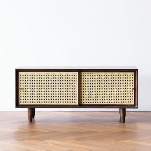 Banco de almacenamiento de nogal oscuro con pies, reposapiés para interiores, baúl de madera para dormitorio, pasillo, sala de estar, elegante mueble multifuncional de 60 x 35 x 45 cm