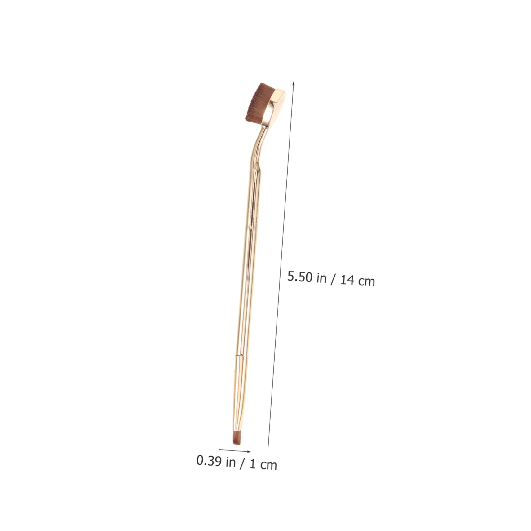 PLAFOPE Double Ended Concealer Brush for Foundation and Eyebrow Makeup Versatile Cosmetics Brush for Women for Blending and Contouring Finish