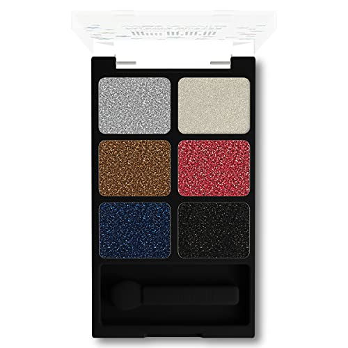 wet n wild Fantasy Makers Glitter Eyeshadow Palette, Long Wearing Shimmering Brilliance, Creamy Texture, 6 Complementary Shades, Cruelty-Free - This Bites