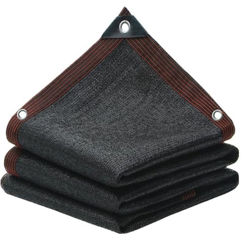 96% taux d'ombrage Noir Filet d'ombrage, Respirant Filet d'ombrage, Anti - UV Filet d'ombrage, Balcon extérieur, Cour, terrasse, Pergola Tissu d'ombrage (Black, 3x4M)
