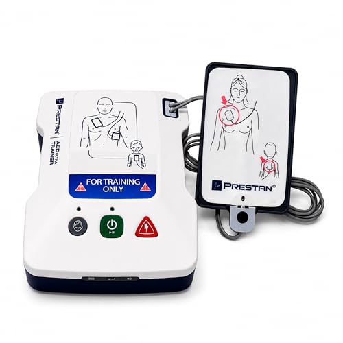 Image of Prestan AED Ultra Trainer Single Unit with English and Spanish Languages | Single AED UltraTrainer supports realistic AED practice with bilingual prompts for CPR classrooms and responders.