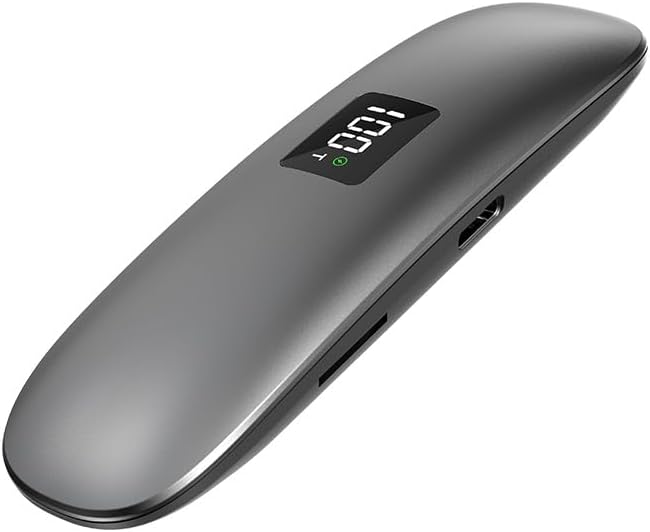 Micool Bone Conduction Sleep Speaker - 15H Battery, Bluetooth 5.3 & TF Card Mode | Under-Pillow Design for Private Music & Soothing Sleep (Silver-Gray)