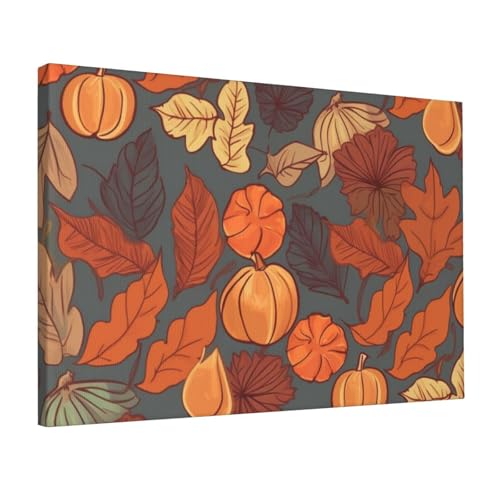 Impression sur toile d'automne tableau decoration murale moderne salon et chambre