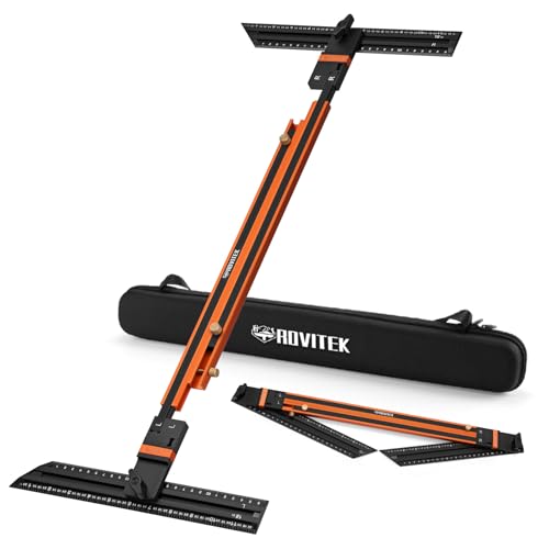 ROVITEK Stair Tread Template Tool - Stair Measuring Tool &