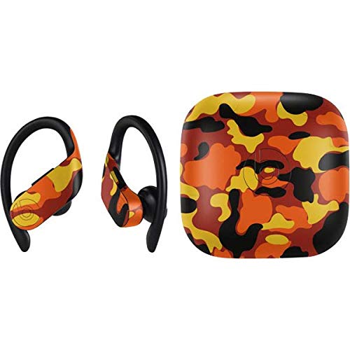 Skinit Decal Audio Skin Compatible with PowerBeats Pro - Officially Licensed Skinit Originally Designed Orange Camo Design