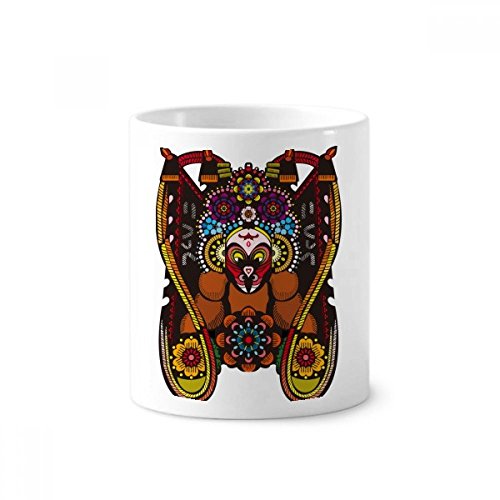 Cadeau mug Pékin blanc en céramique 350 ml au motif chinois