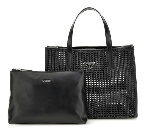 Sac bandoulière GUESS Brigitta noir | Le cabas idéal du bureau aux sorties