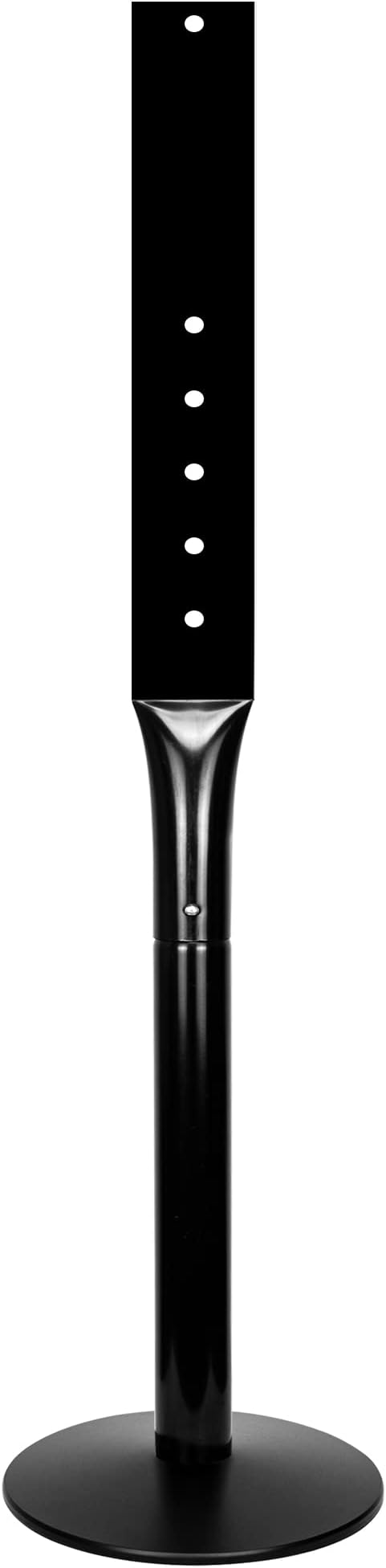 Parking Sign Post 48" Heavy Duty Sign Stand Cast Iron Sign Base, Movable Parking Sign Stand for Hanging Signs (Black-15Lbs-1Pack)