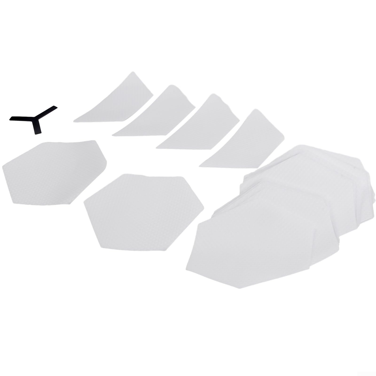 Tavola da surf trasparente Grip Pad Trazione Surfpad adesivi antiscivolo accessori fai da te per tavole da surf paddle board vinile trasparente confezione da 22