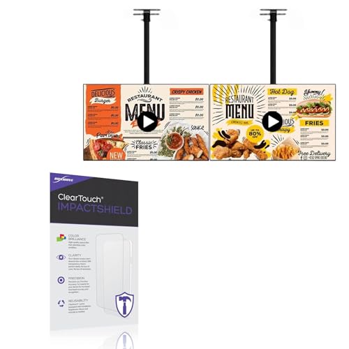 BoxWave Screen Protector Compatible with Canlarriz ACD1-N290-NA1-500 (29 in) - ClearTouch ImpactShield (2-Pack), Impenetrable Screen Protector Flexible Film