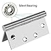 Hommyzone Heavy Duty Hinges,304 Stainless Steel Door Hinges 4-1/2 Inch,4.5