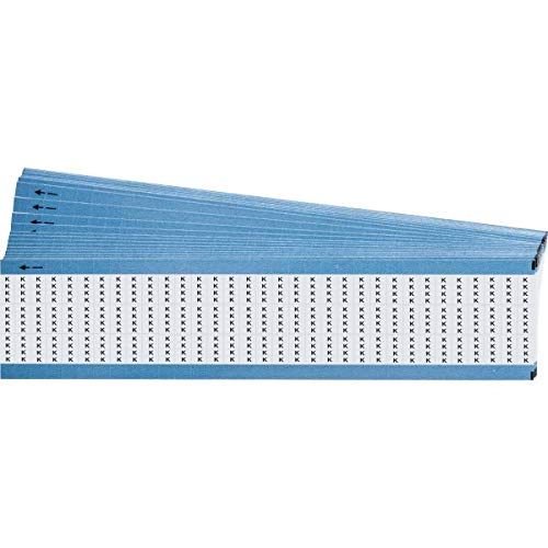 Marcador de alambre Brady TMM-K-PK de poliéster revestido de vinilo brillante, 25 uds