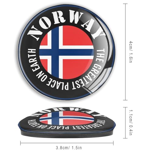 Aimants de réfrigérateur Norvège pour fixer vos notes sans abîmer vos meubles