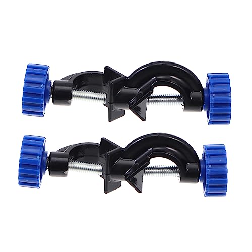 FUNOMOCYA 2pcs Cross Clip Double Top Wire Test Tube Holder Retort Clamp Support Ring Lab Stirring Rods Adjustable Laboratory Support Stand Clamps Stand Clamp Holder Lab Stand Aluminum Alloy