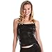 Gia-Mia Dance Girls' Big Metallic Camisole, Black, Large