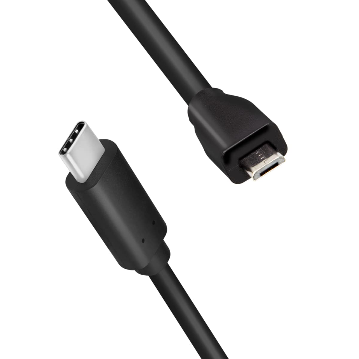 Logilink USB 2.0 Type C to Micro USB Connection Cable for Charging Devices & Data Synchronization Colour: Black Cable Length: 0.5m - Image 4
