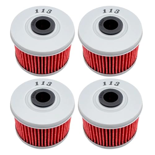 Filtro de aceite TRX 400EX y TRX300 (1999-2008) para recambio de motor, 4 uds