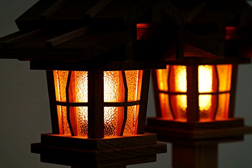 Amazon｜やまこう 威風堂々・本けやき 欅 □ 灯籠 二段屋根 □ 電装式 